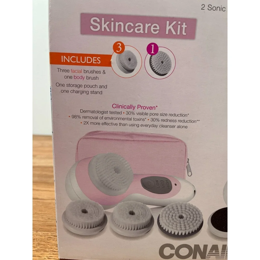 Conair‎ True Glow Sonic Solutions Skincare Kit & Footcare Kit, Facial